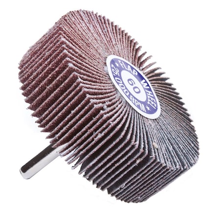 Forney Flap Wheel, Shank Mounted, 3 in x 1 in 71685